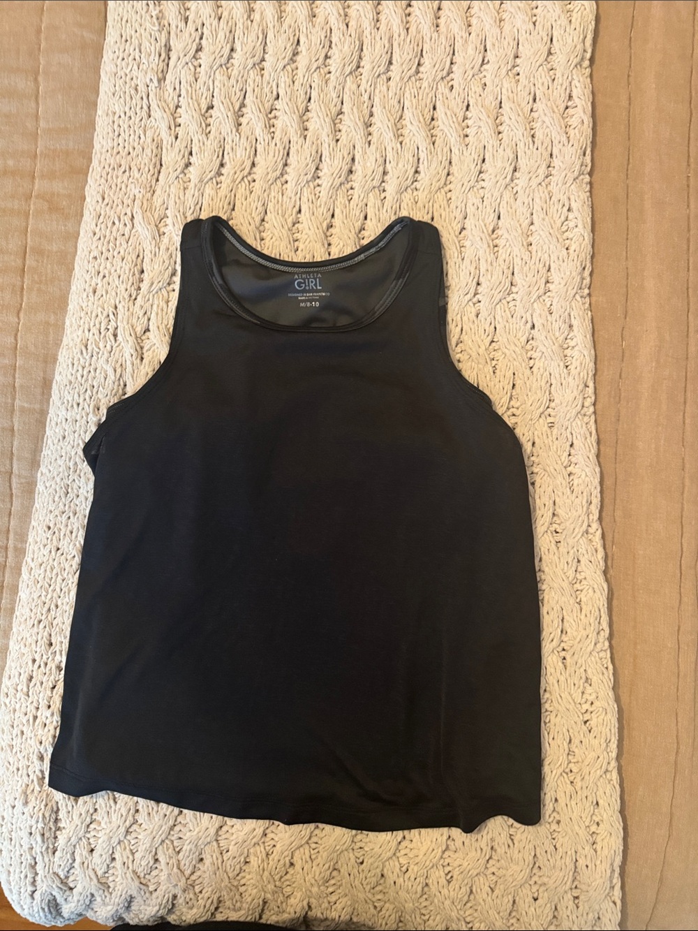 Athleta Girl Black Performance Tank